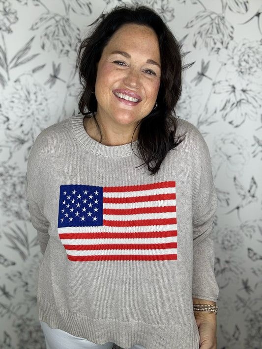 Sienna Patriotic Sweater