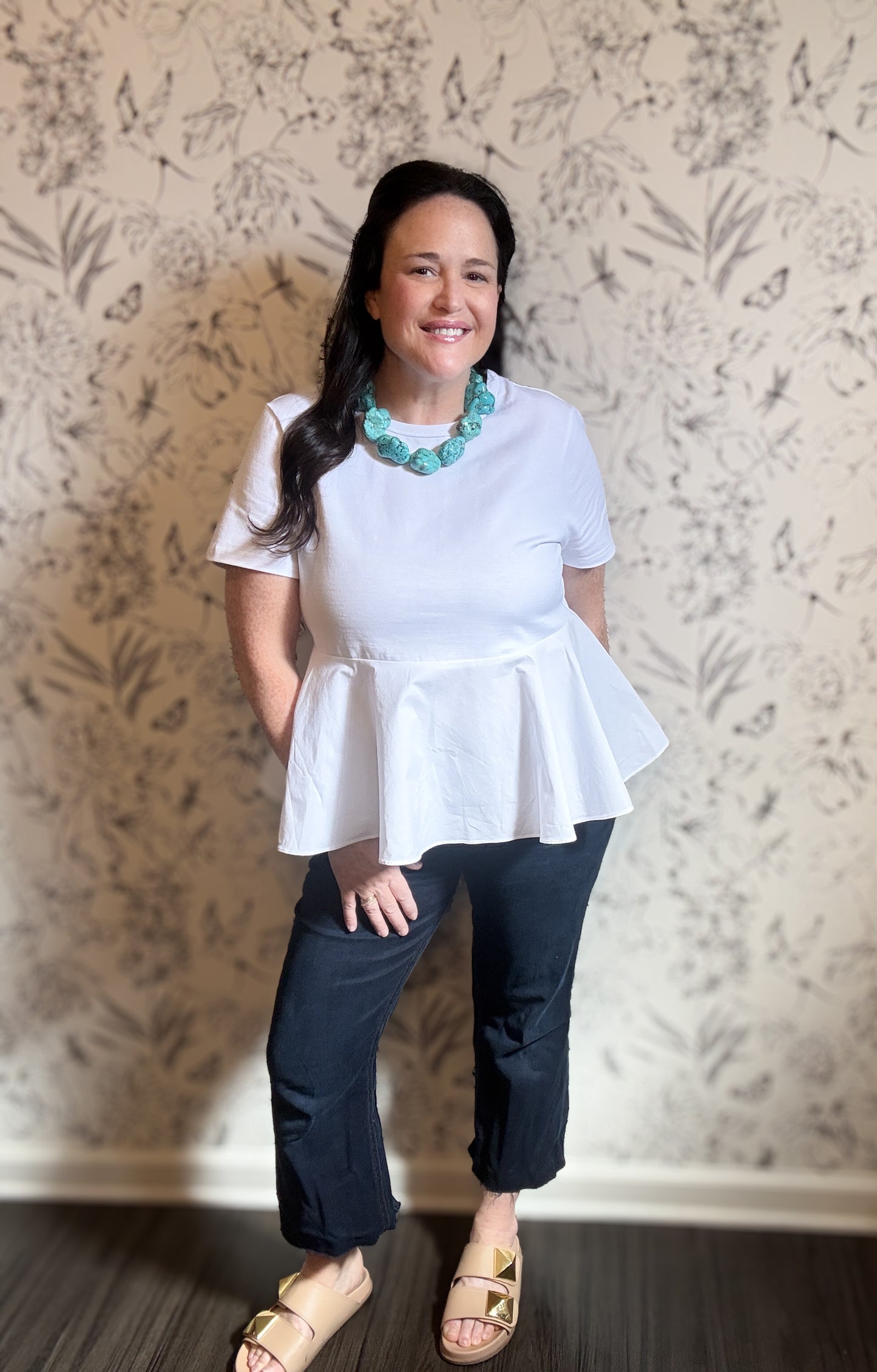 Classic Comfort Peplum Knit - Best & Co. Boutique