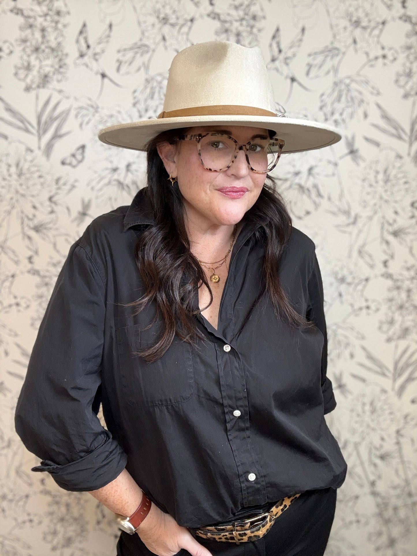 Blanche Suede Hat - Best & Co. Boutique