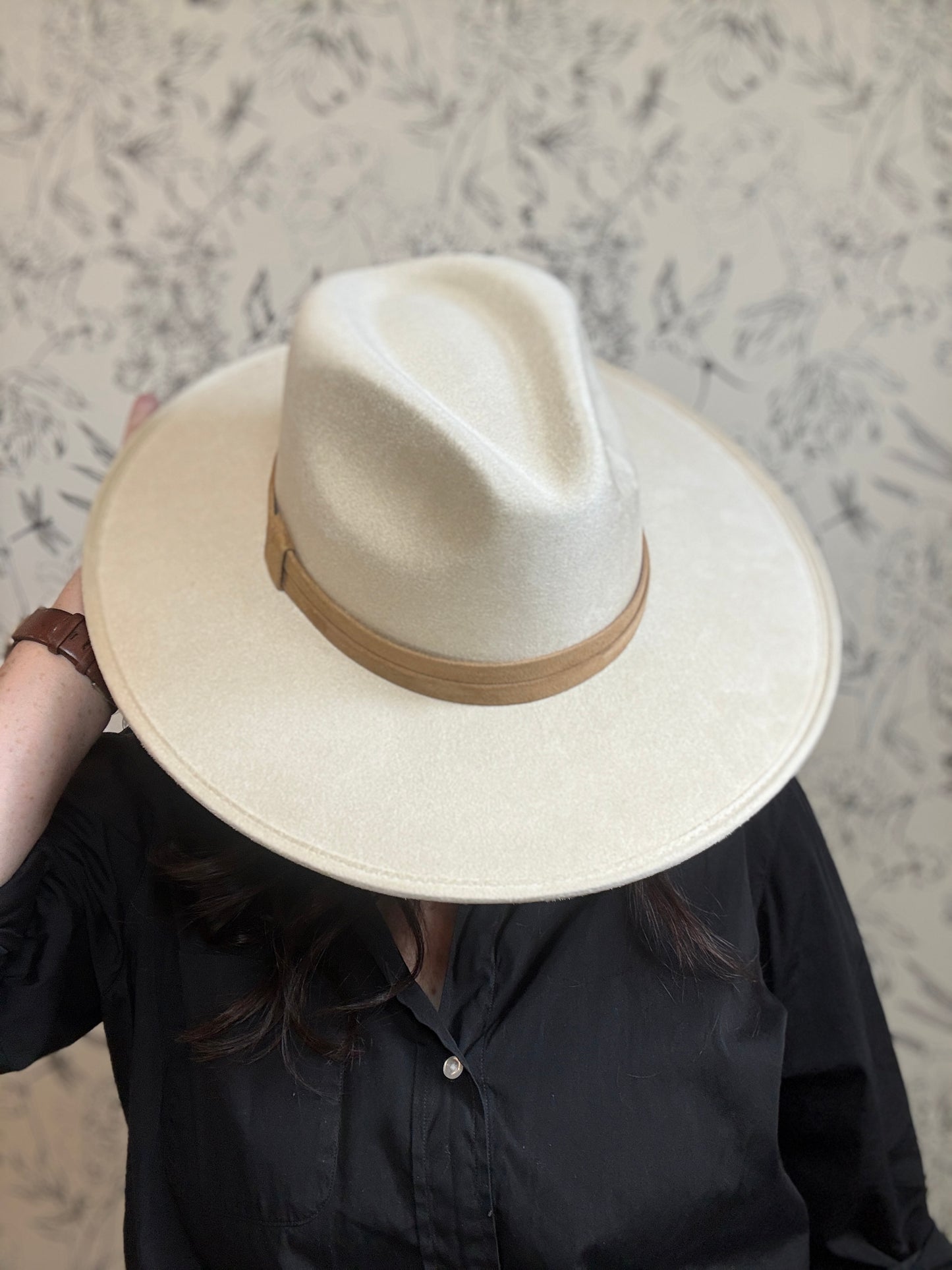 Blanche Suede Hat - Best & Co. Boutique