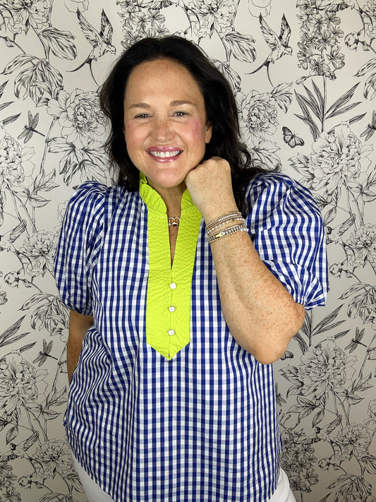 Brightside Gingham Blouse