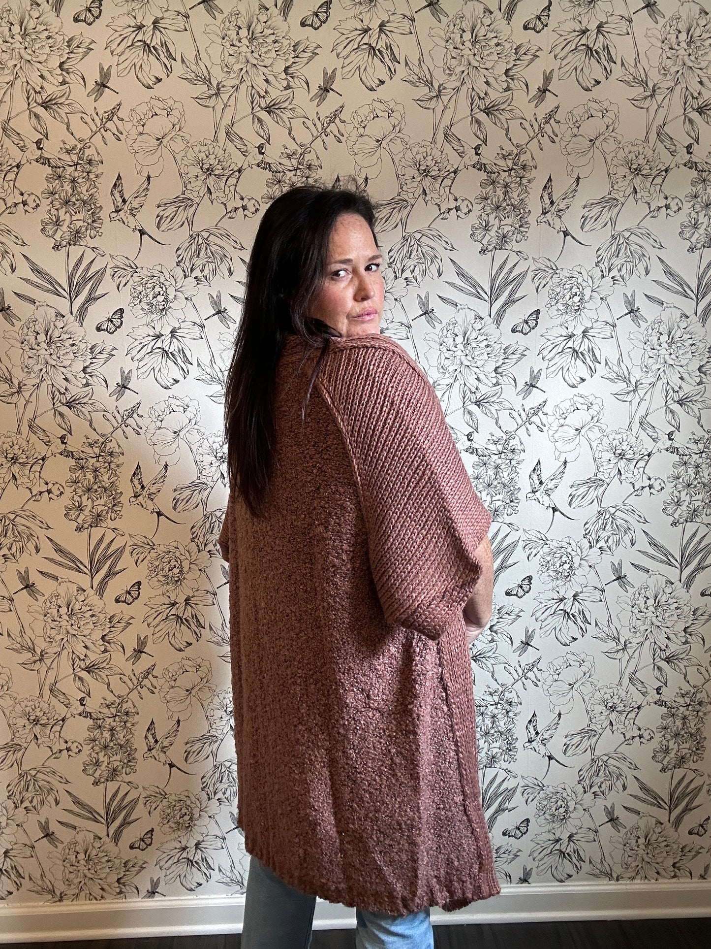 The Dotty Knit Duster - Best & Co. Boutique