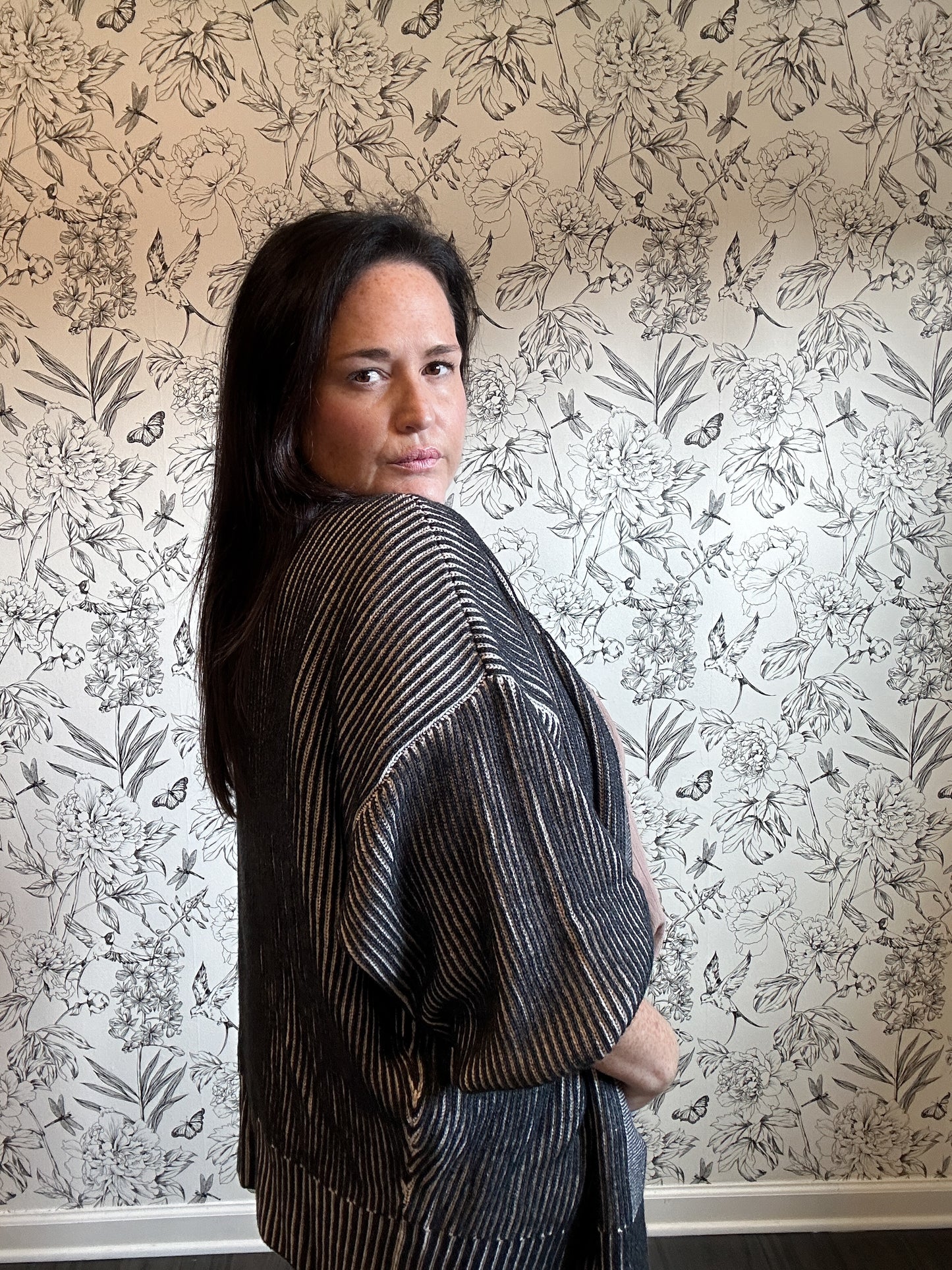 The Tilly Black and White Cardigan - Best & Co. Boutique