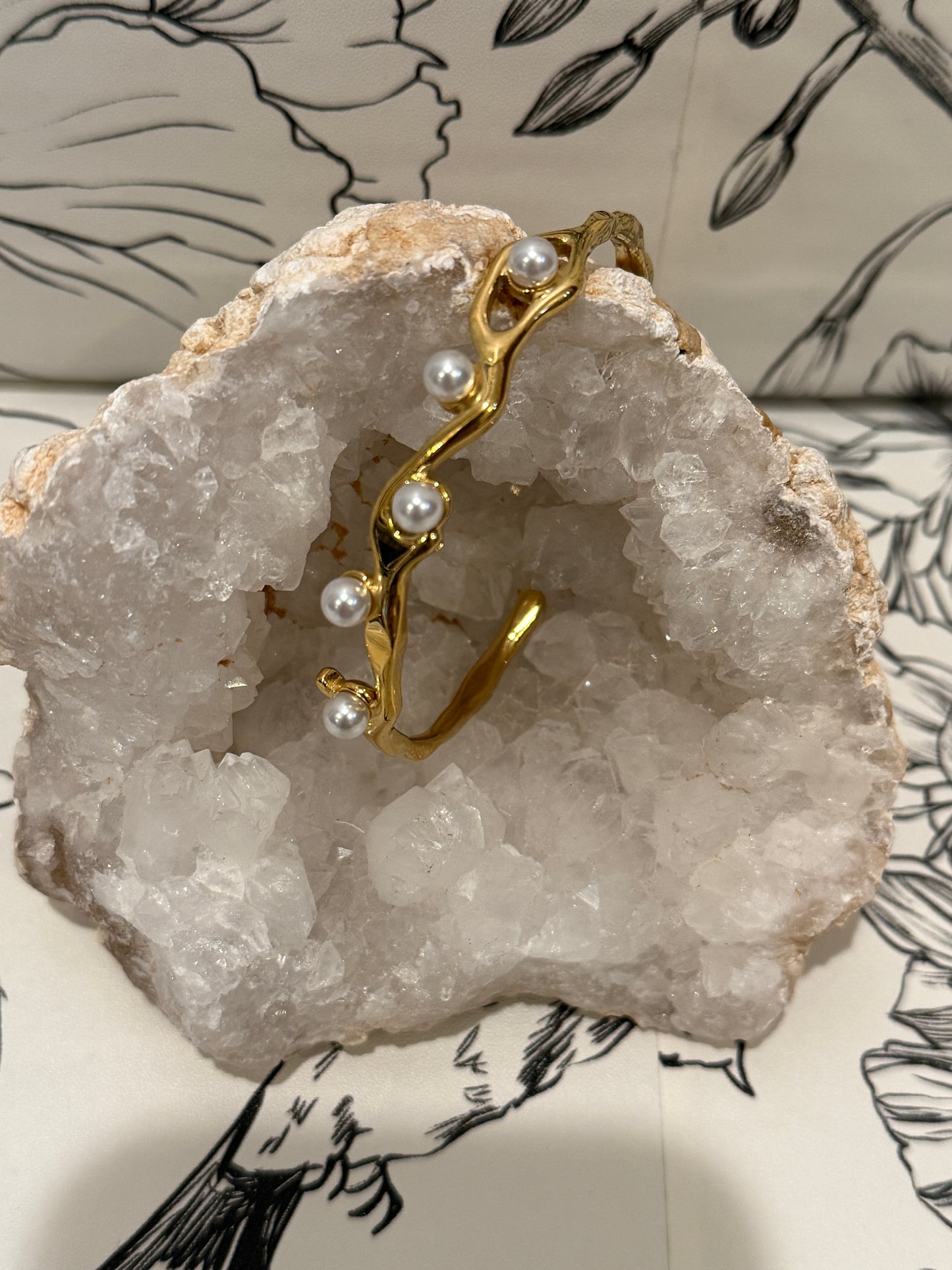 Pearls Gone Wild Bangle - Best & Co. Boutique