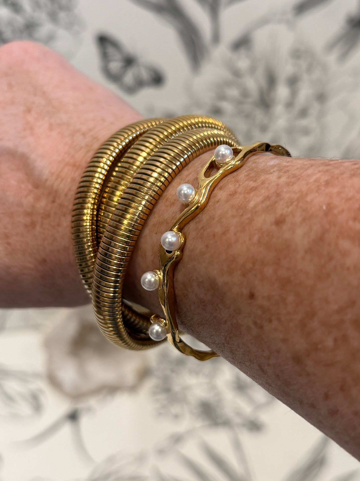 Pearls Gone Wild Bangle - Best & Co. Boutique