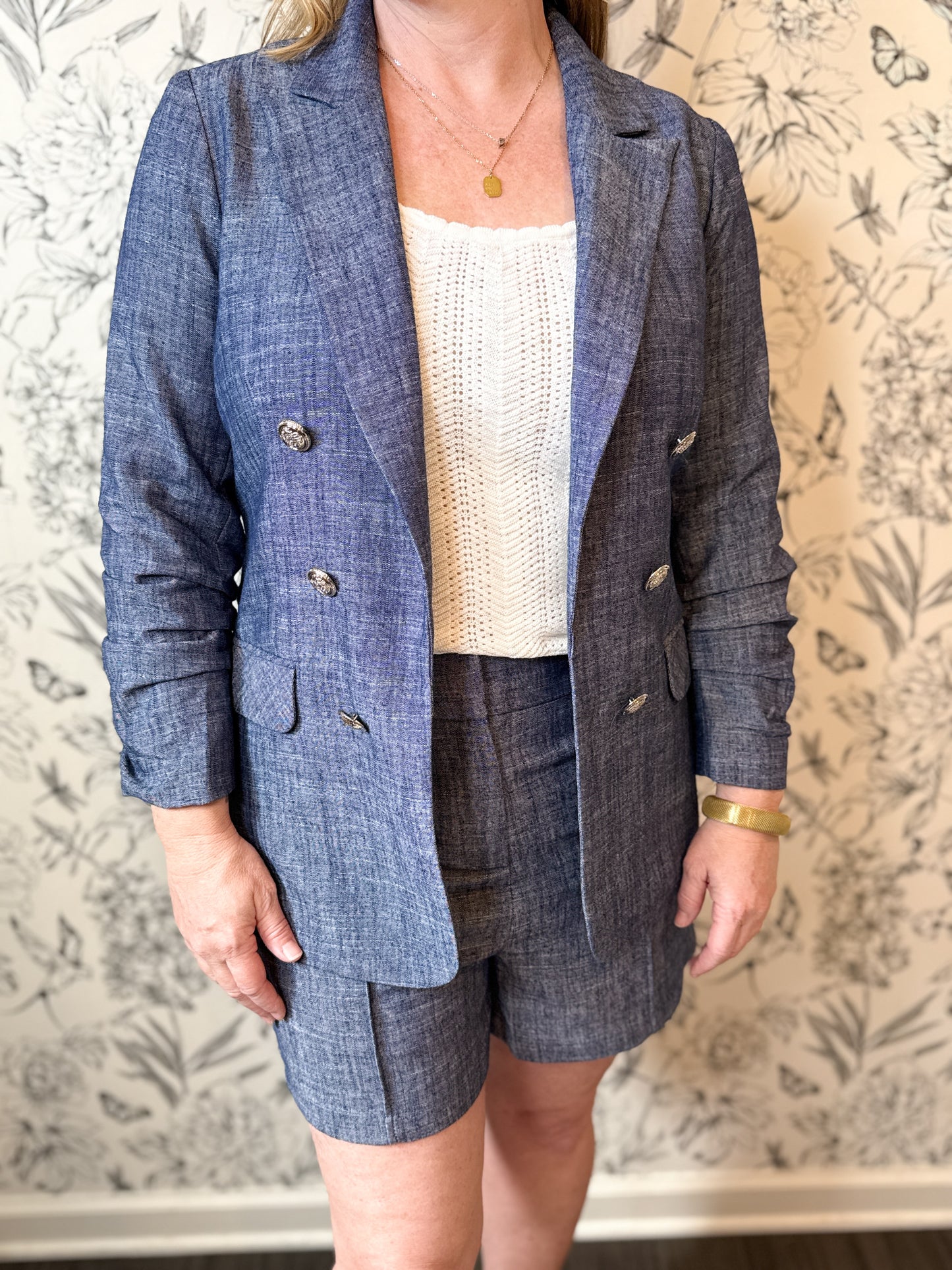 Denim Delight Blazer - Best & Co. Boutique