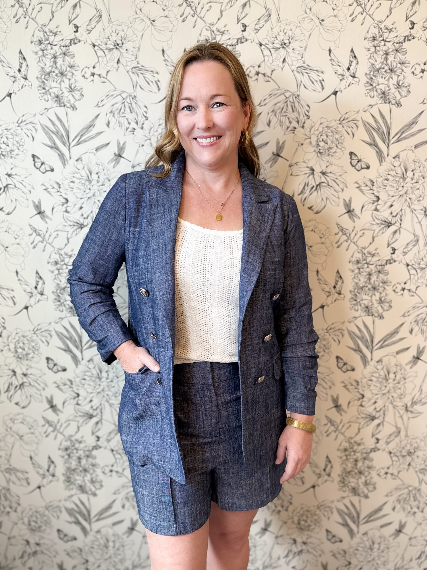 Denim Delight Blazer - Best & Co. Boutique