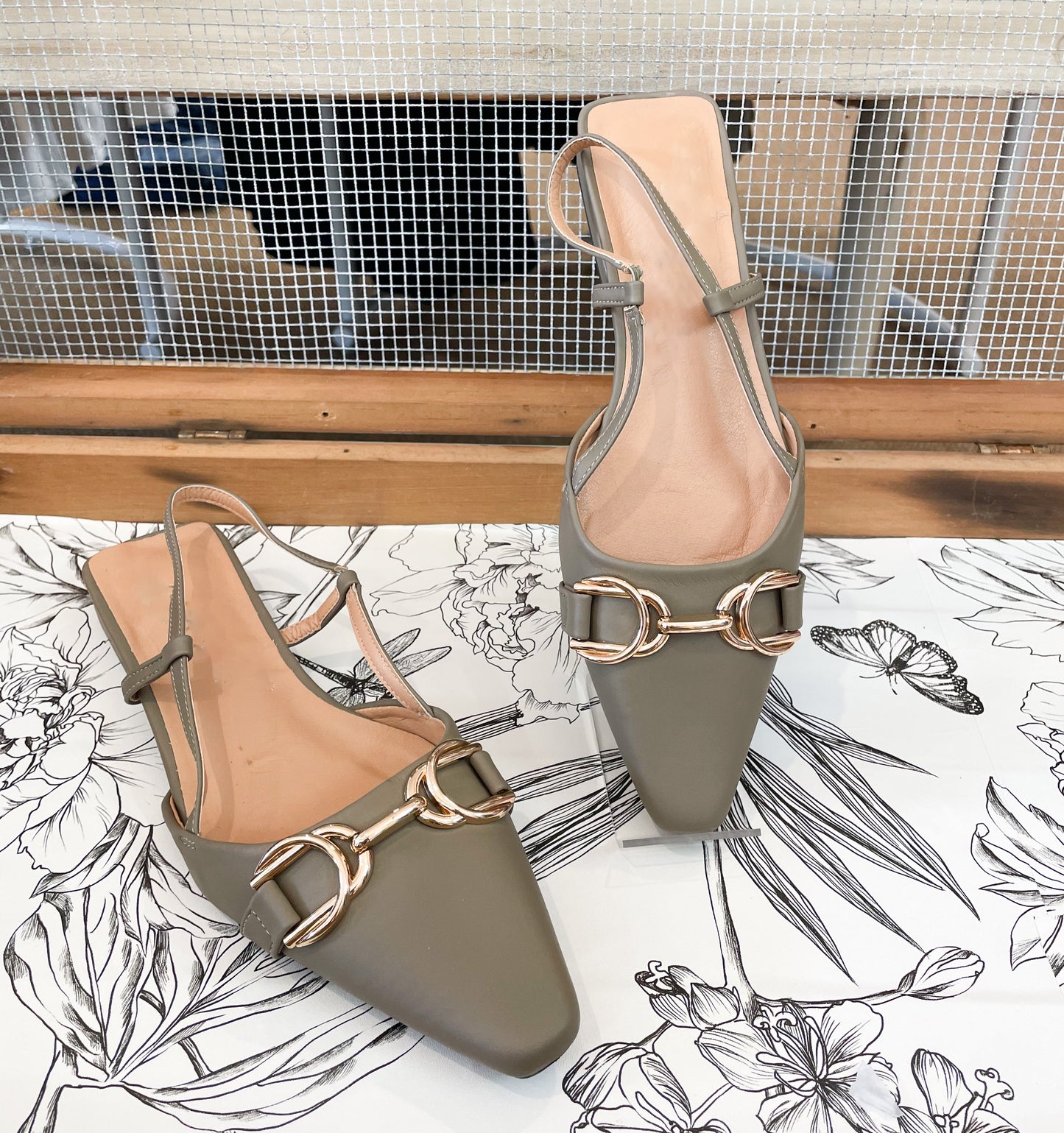 The Janet Sling Back Flat - Best & Co. Boutique