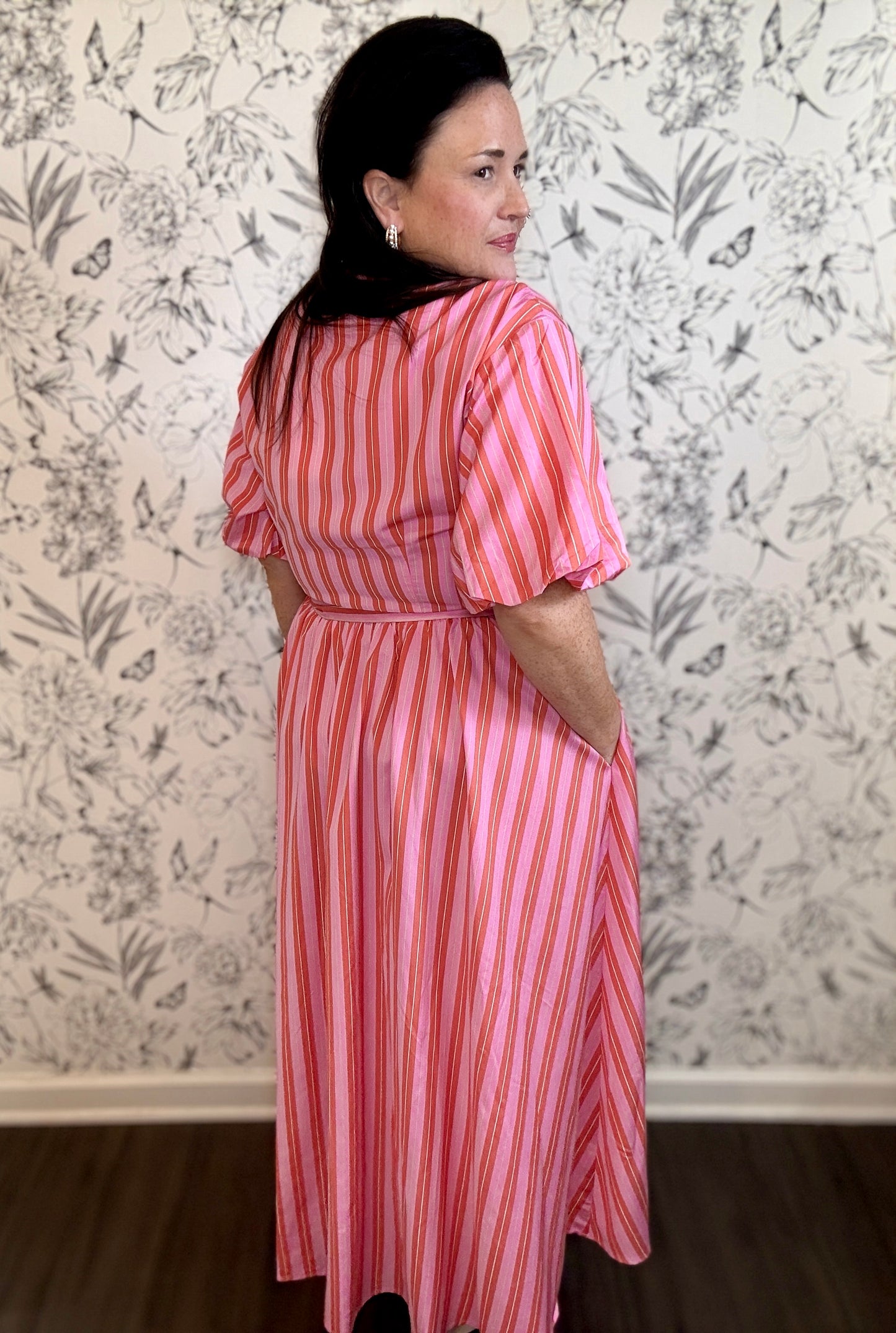 Rosemary Stripe Midi - Best & Co. Boutique