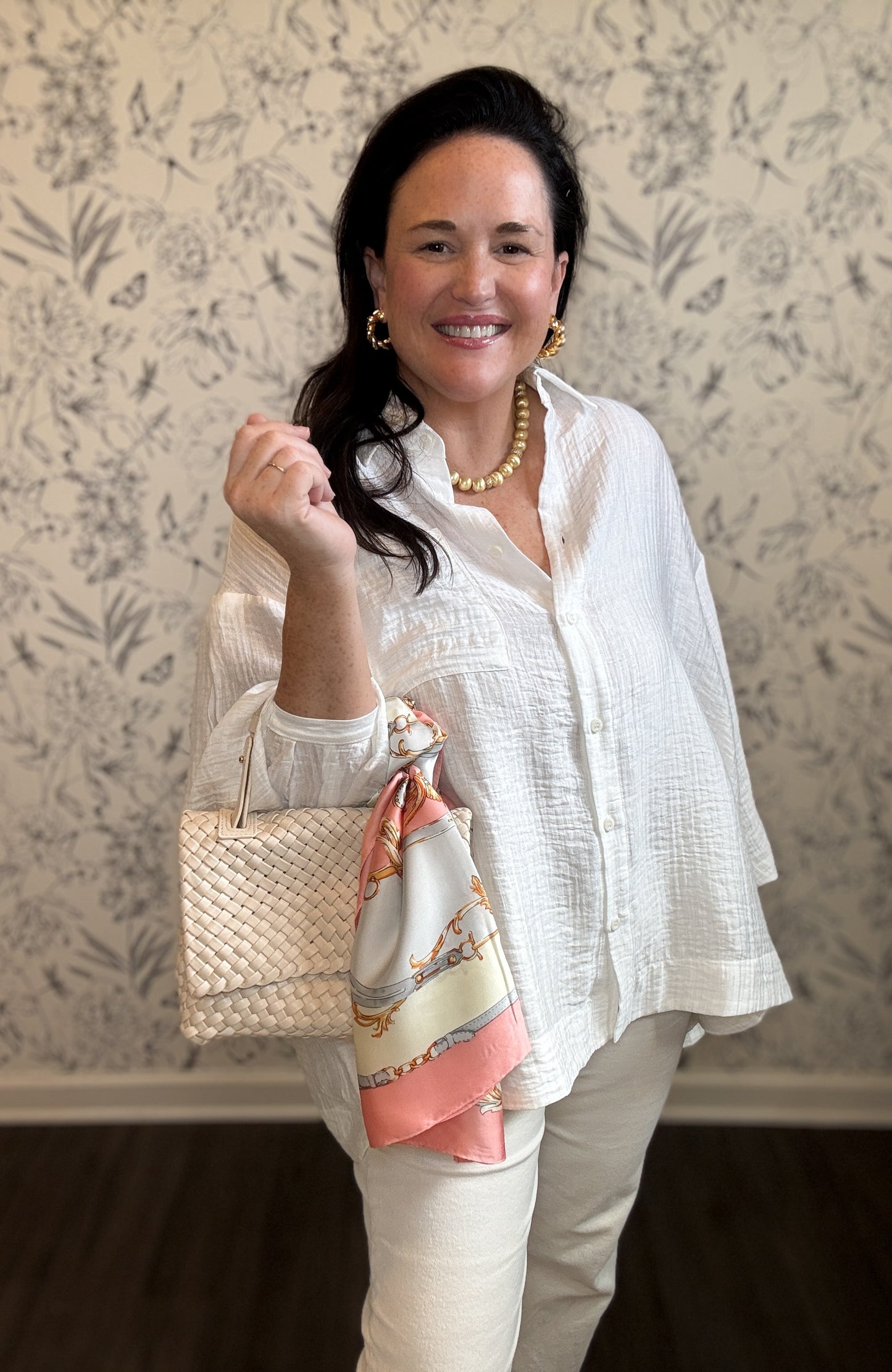 Pearl Glow Drape Top - Best & Co. Boutique
