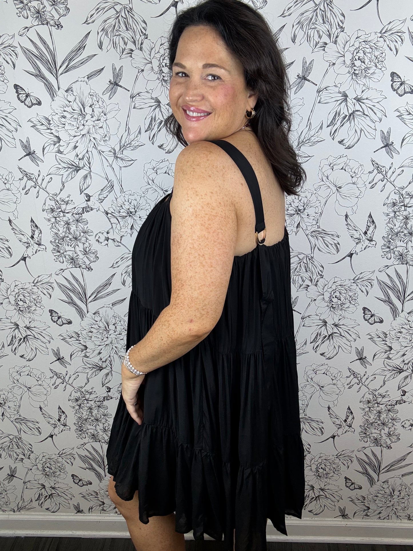 Ringmaster Mini Dress | Black