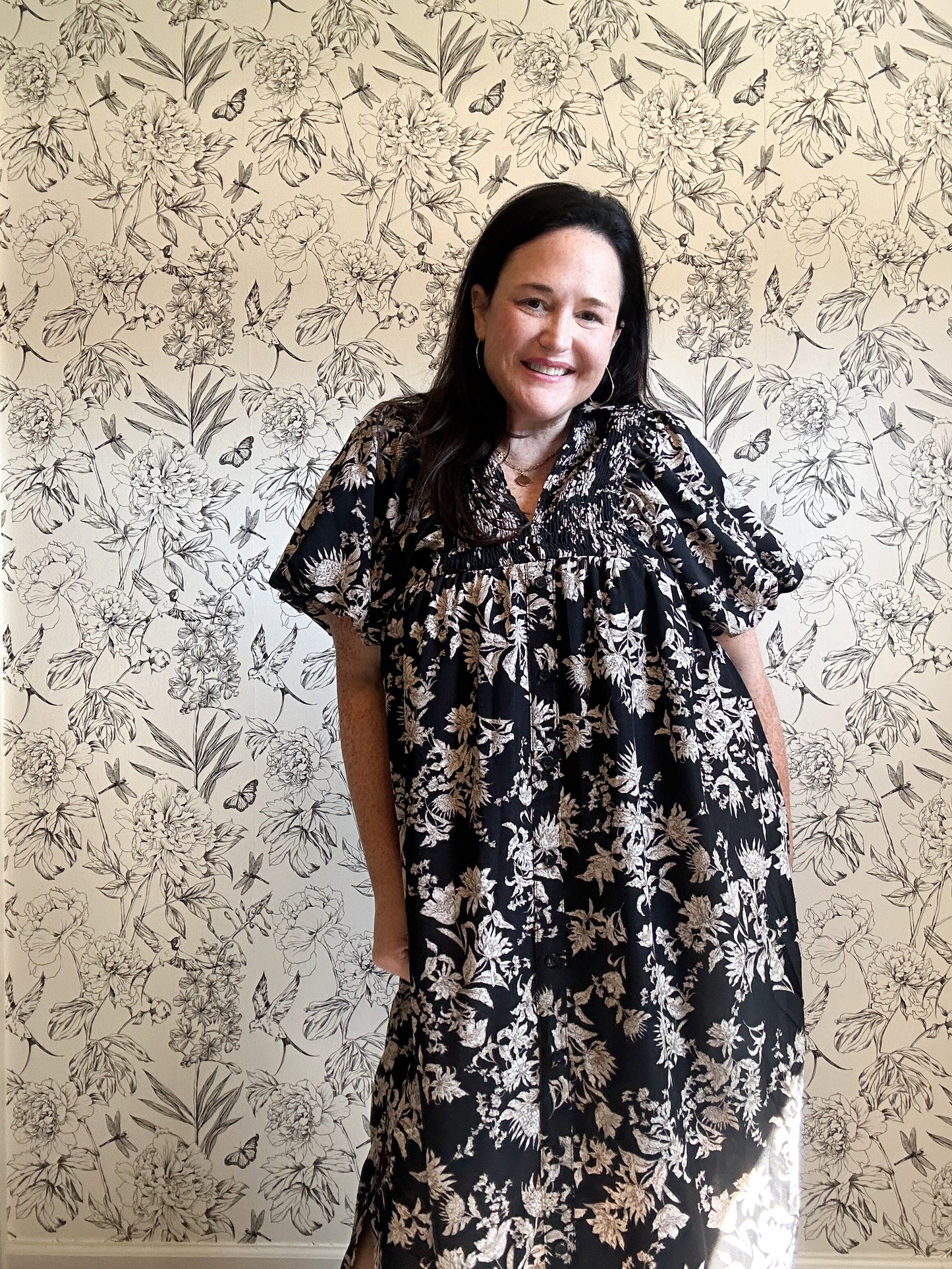 The Dahlia Floral Dress - Best & Co. Boutique