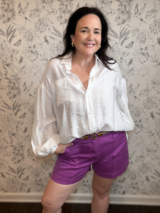 The Jane High Rise Short (Purple) - Best & Co. Boutique
