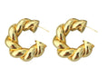 Coleen Coiled Hoop - Best & Co. Boutique