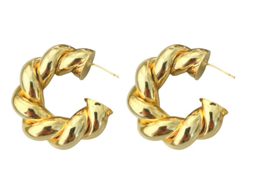 Coleen Coiled Hoop - Best & Co. Boutique