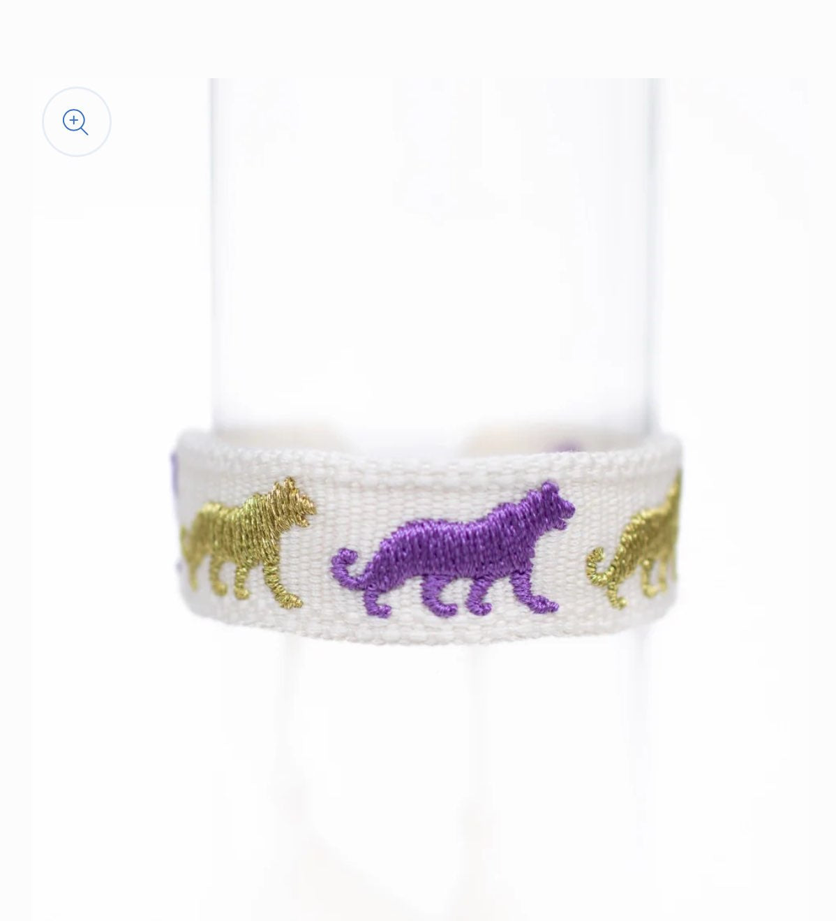 Purple and Gold Tiger Bracelet