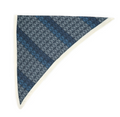 Triangle Scarf | Navy Geo