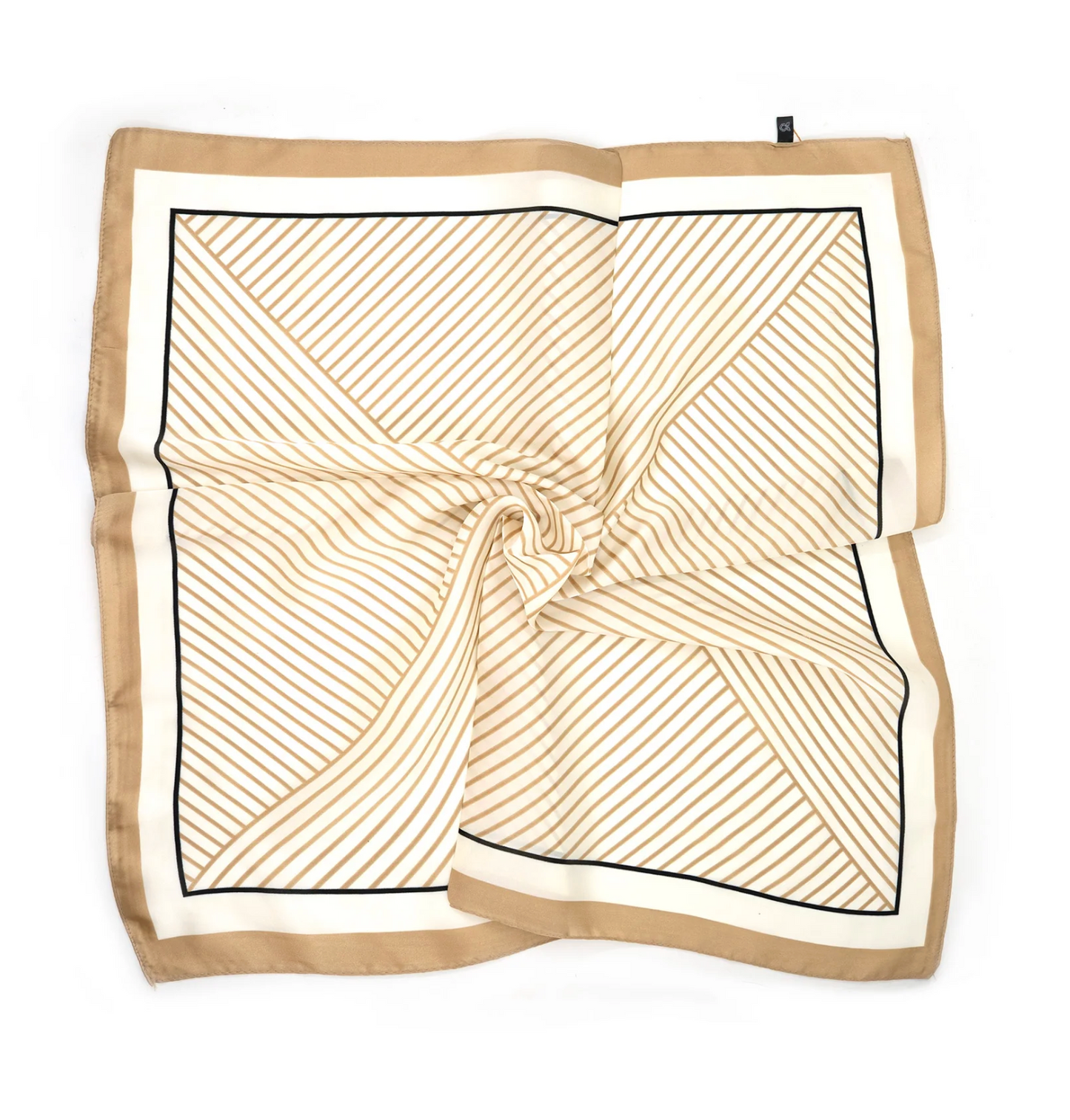 Classic Stripe Scarf | Tan