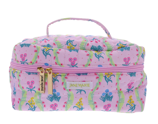 Large zipper cosmetic bag JANE MARIE