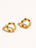Manette Vintage Circle Studs