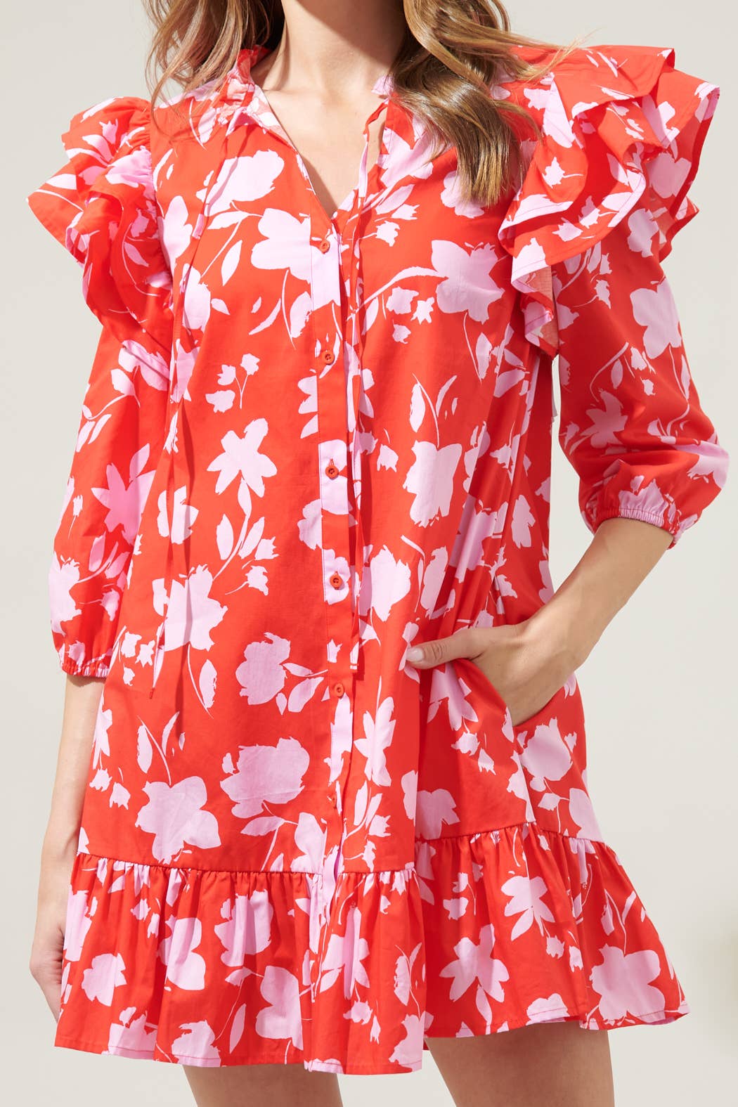 The Sunni Ruffled Dress - Best & Co. Boutique