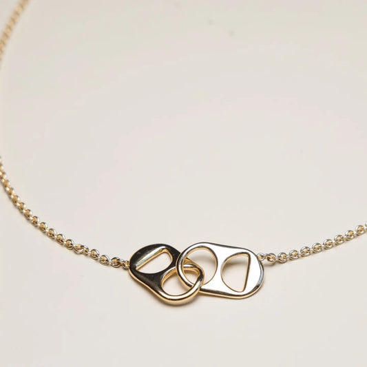 Soda Tab Necklace | Gold