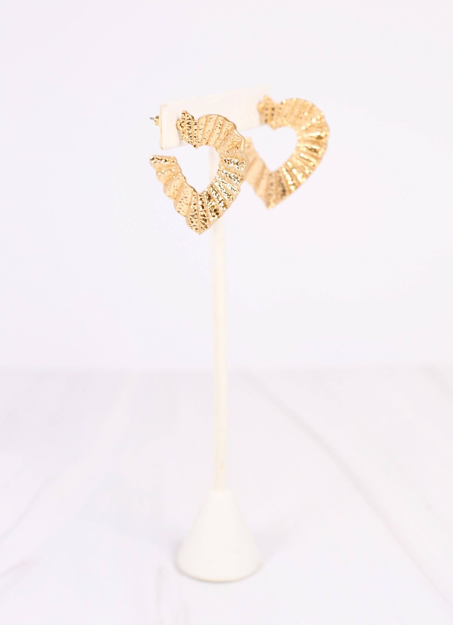 Love Heart Hoops - Best & Co. Boutique
