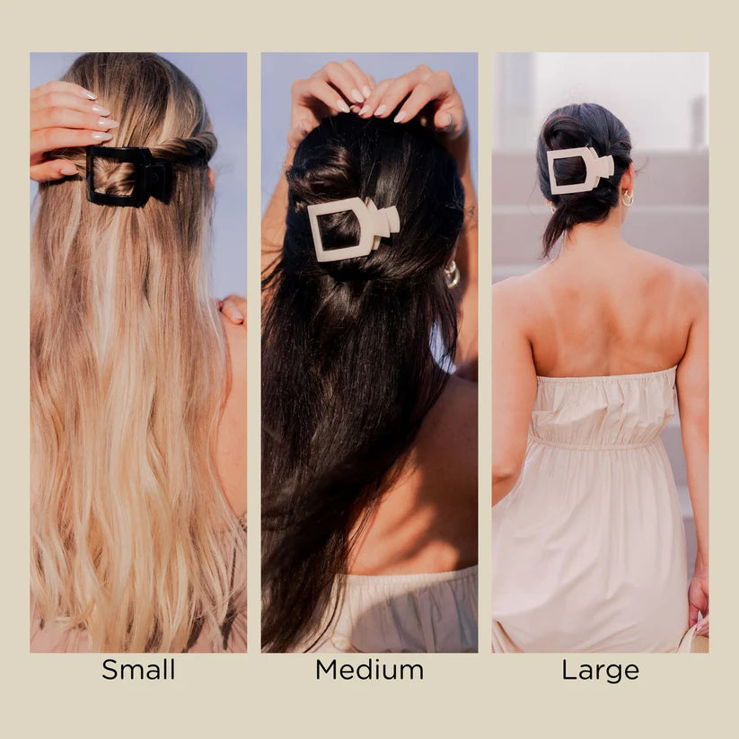 Teleties | Small Flat Square Hair Clip - Best & Co. Boutique