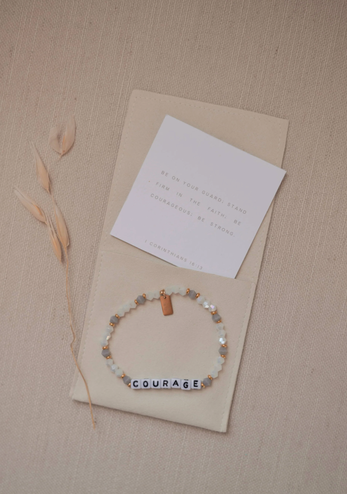 Courage Beaded Bracelet