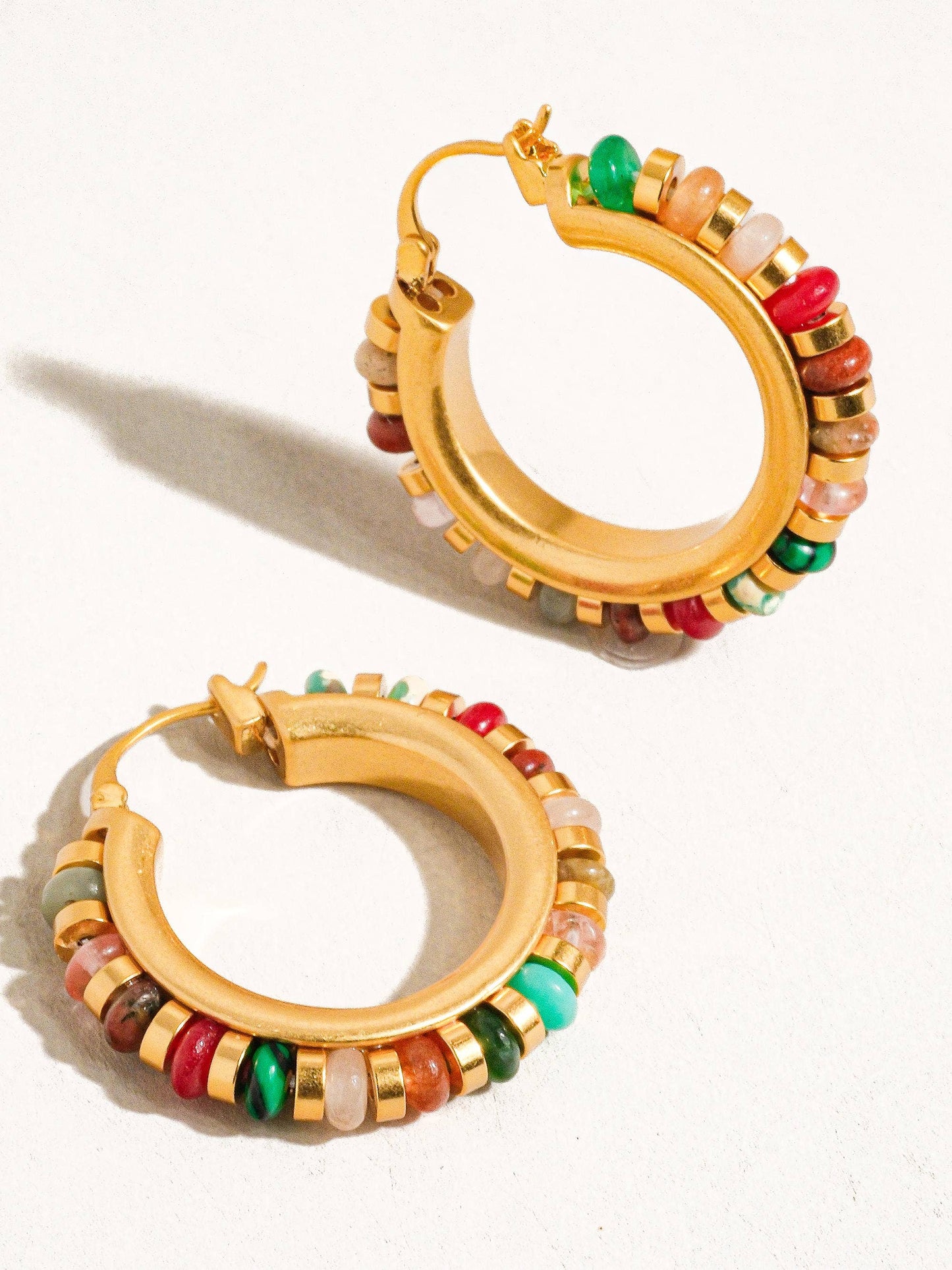 Capri Beaded Resort Hoops