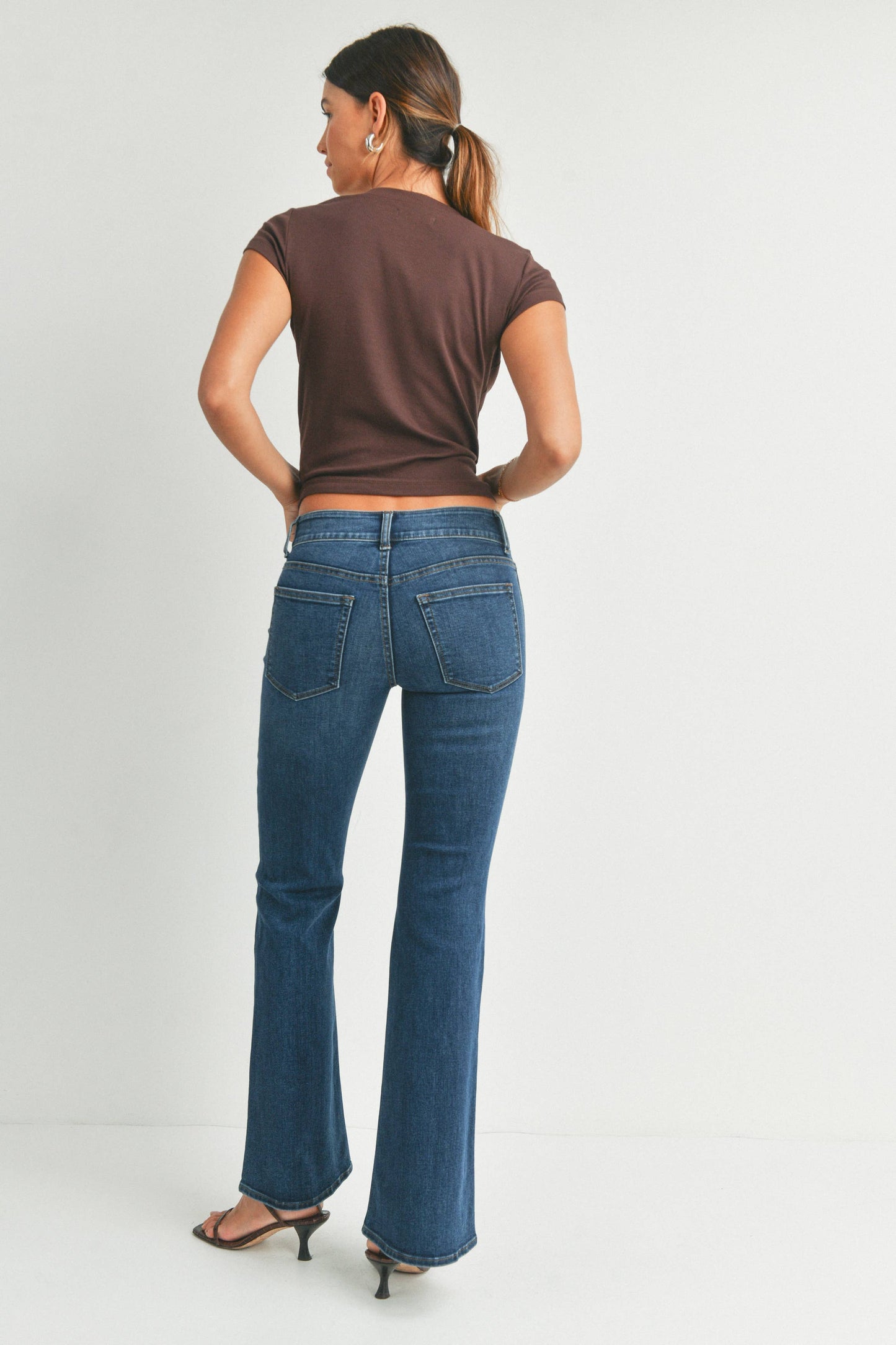 The Debbie Ultra-Low Rise Flare Jean - Best & Co. Boutique