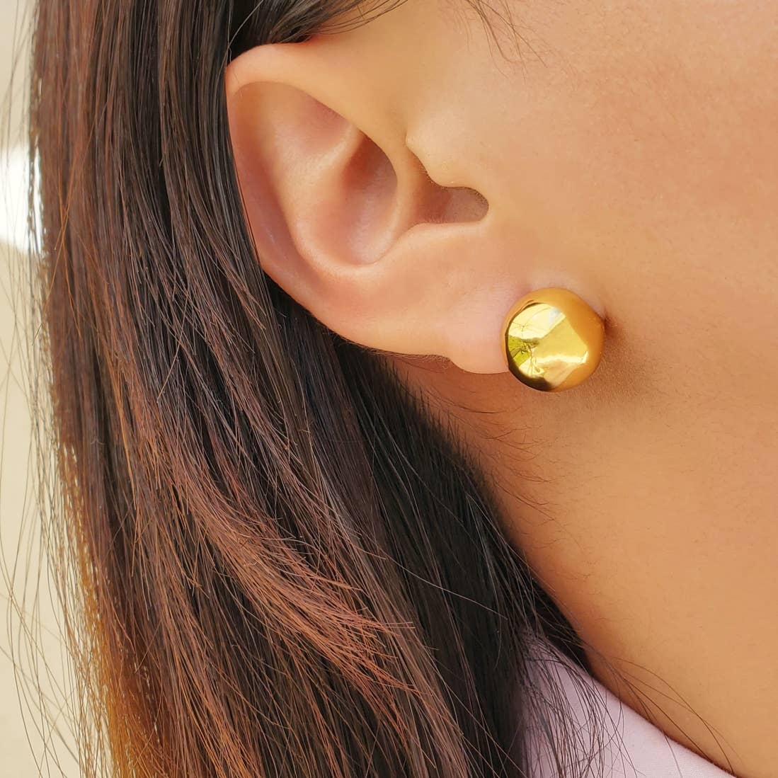 BALL HUGGIE EARRINGS - Best & Co. Boutique