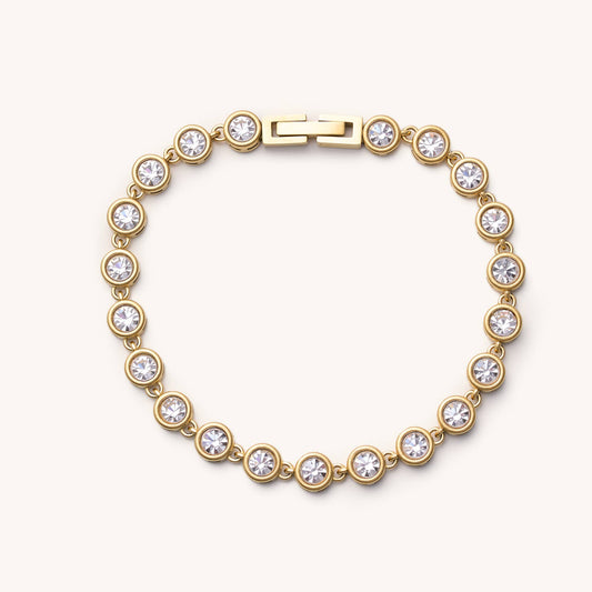 Evie Circle Diamond Bracelet