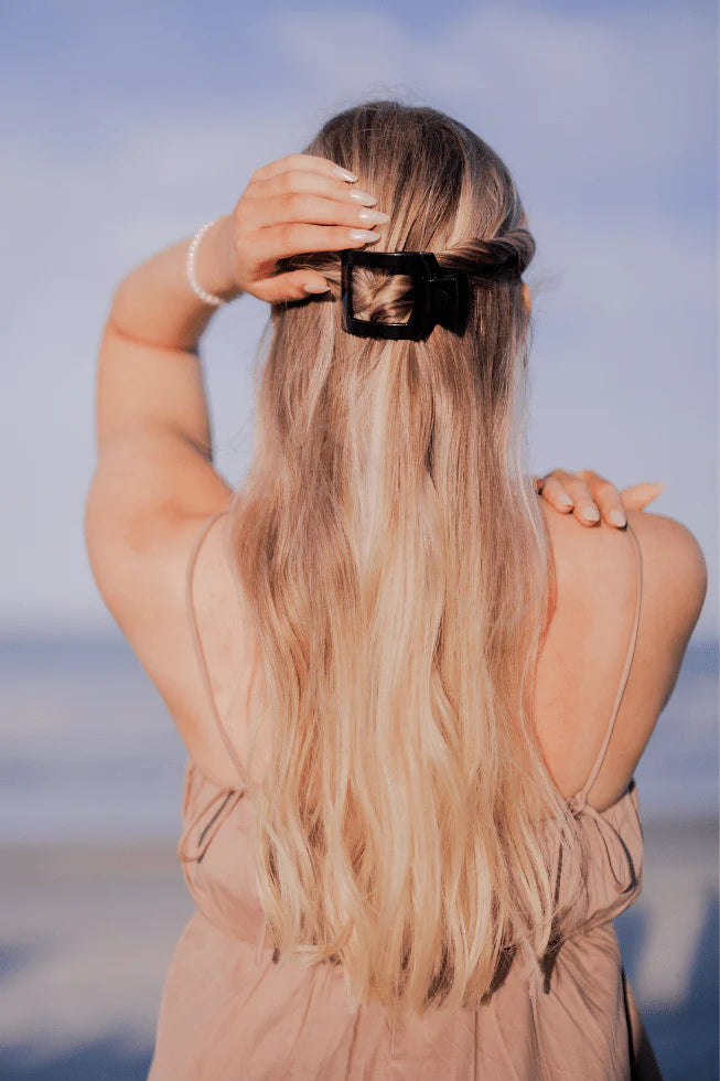 Teleties | Small Flat Square Hair Clip - Best & Co. Boutique