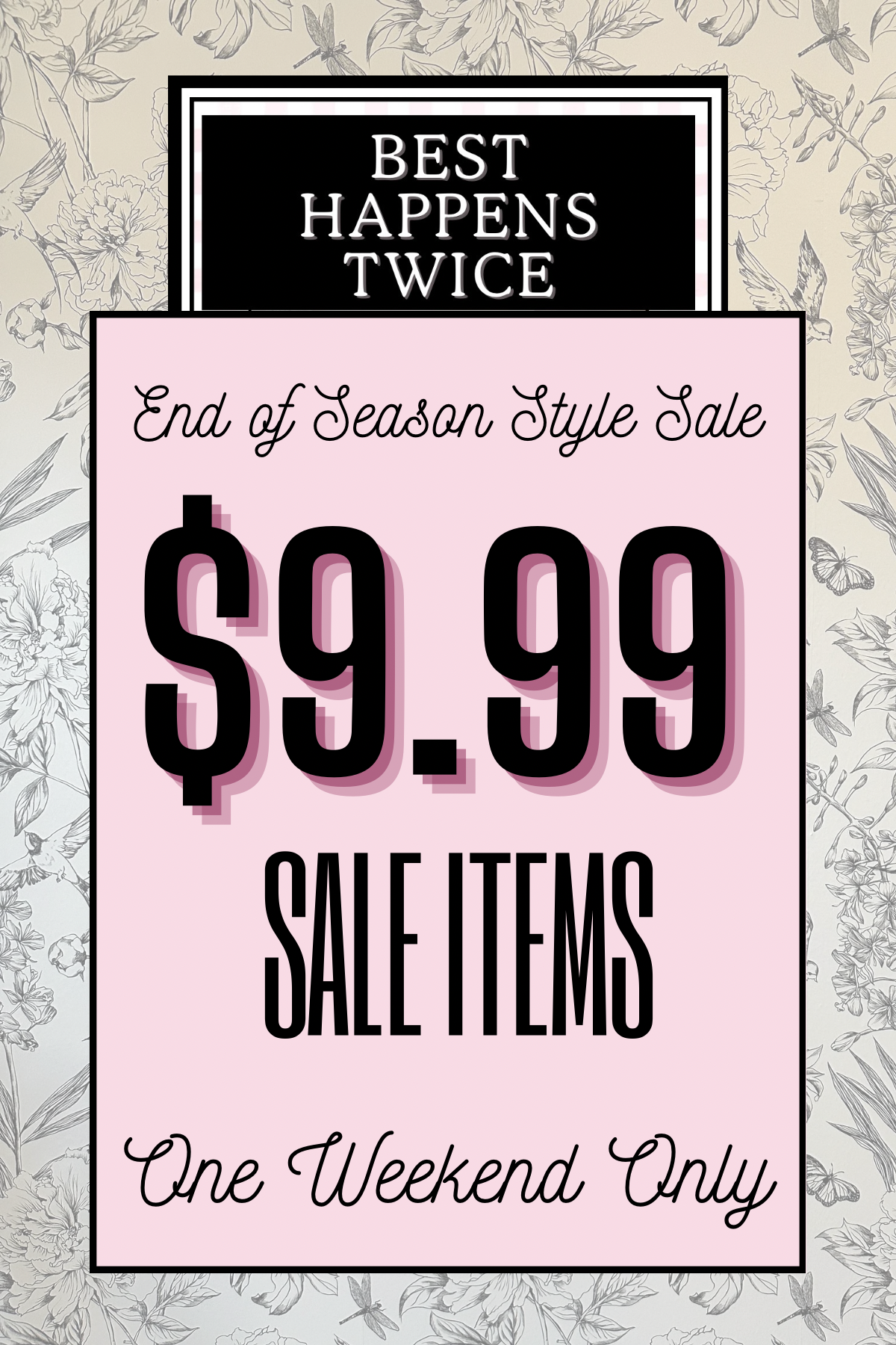 Best Happens Twice Sale | Under $10