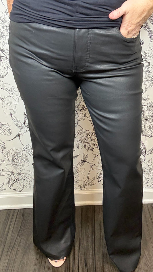 black coated STELLA flare jean KUT FROM THE KLOTH