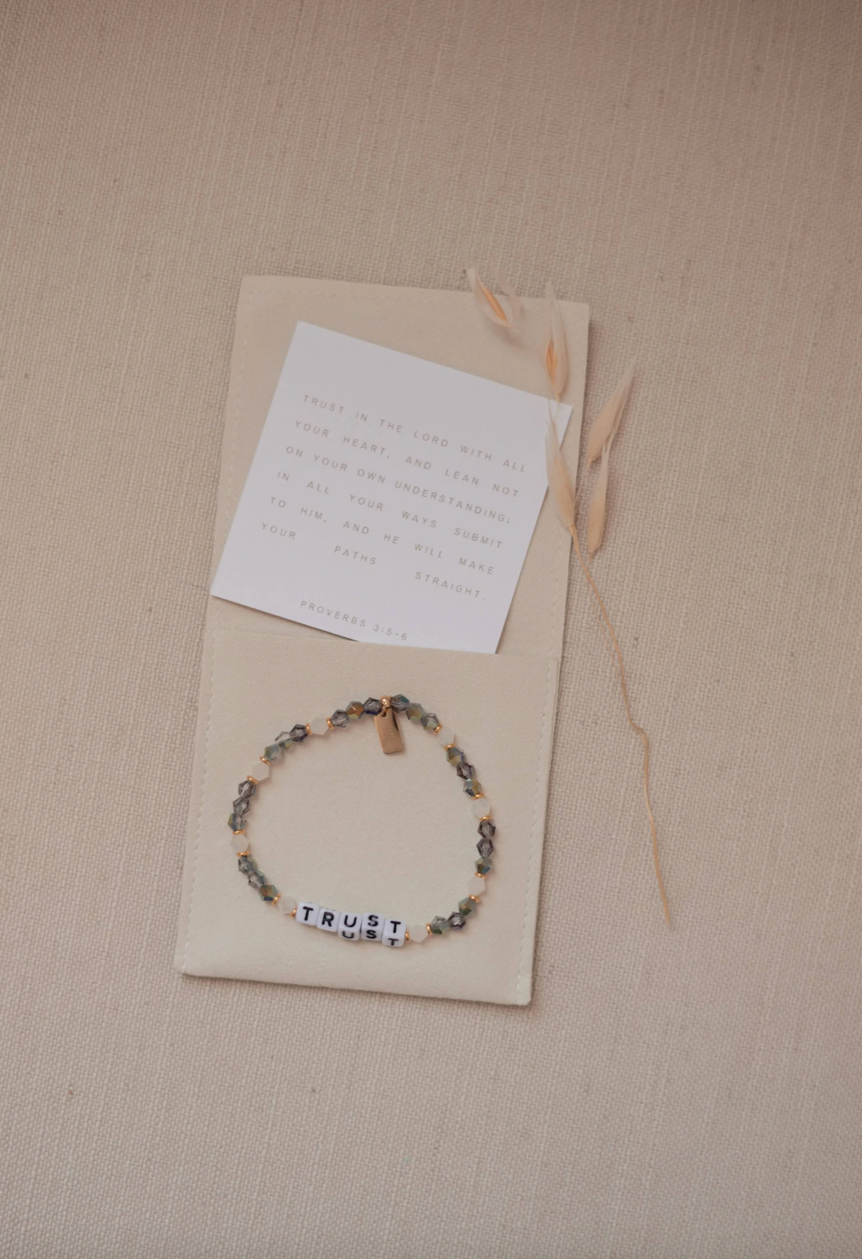 Trust Beaded Bracelet