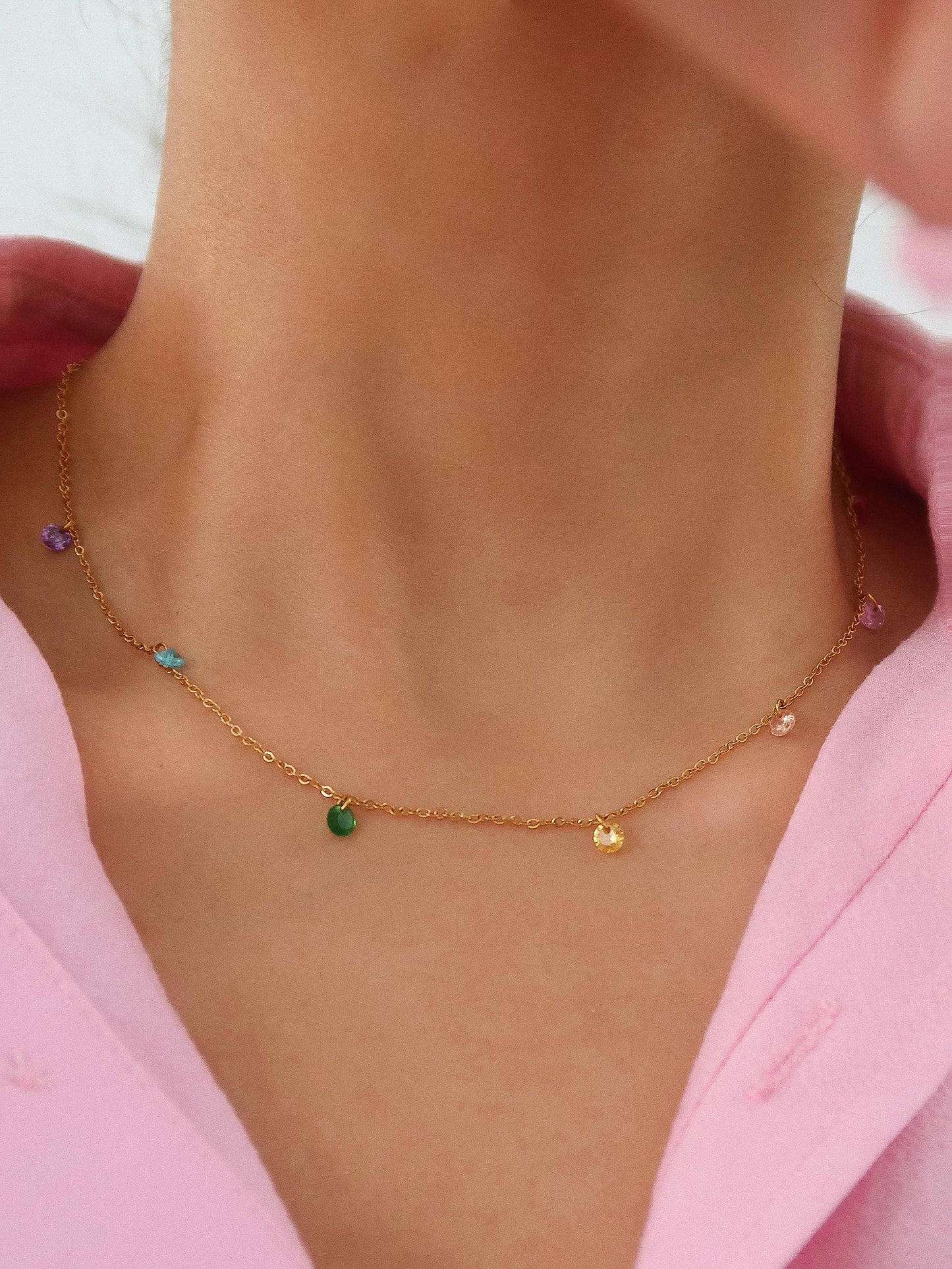 Ariana Petite CZ Necklace