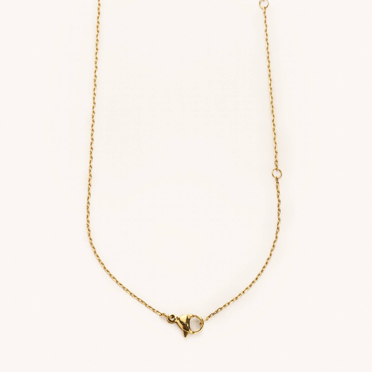 White Shell Heart Necklace | Gold