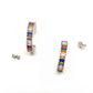 Rainbow Shimmer Hoops Gold