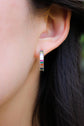 Rainbow Shimmer Hoops Gold