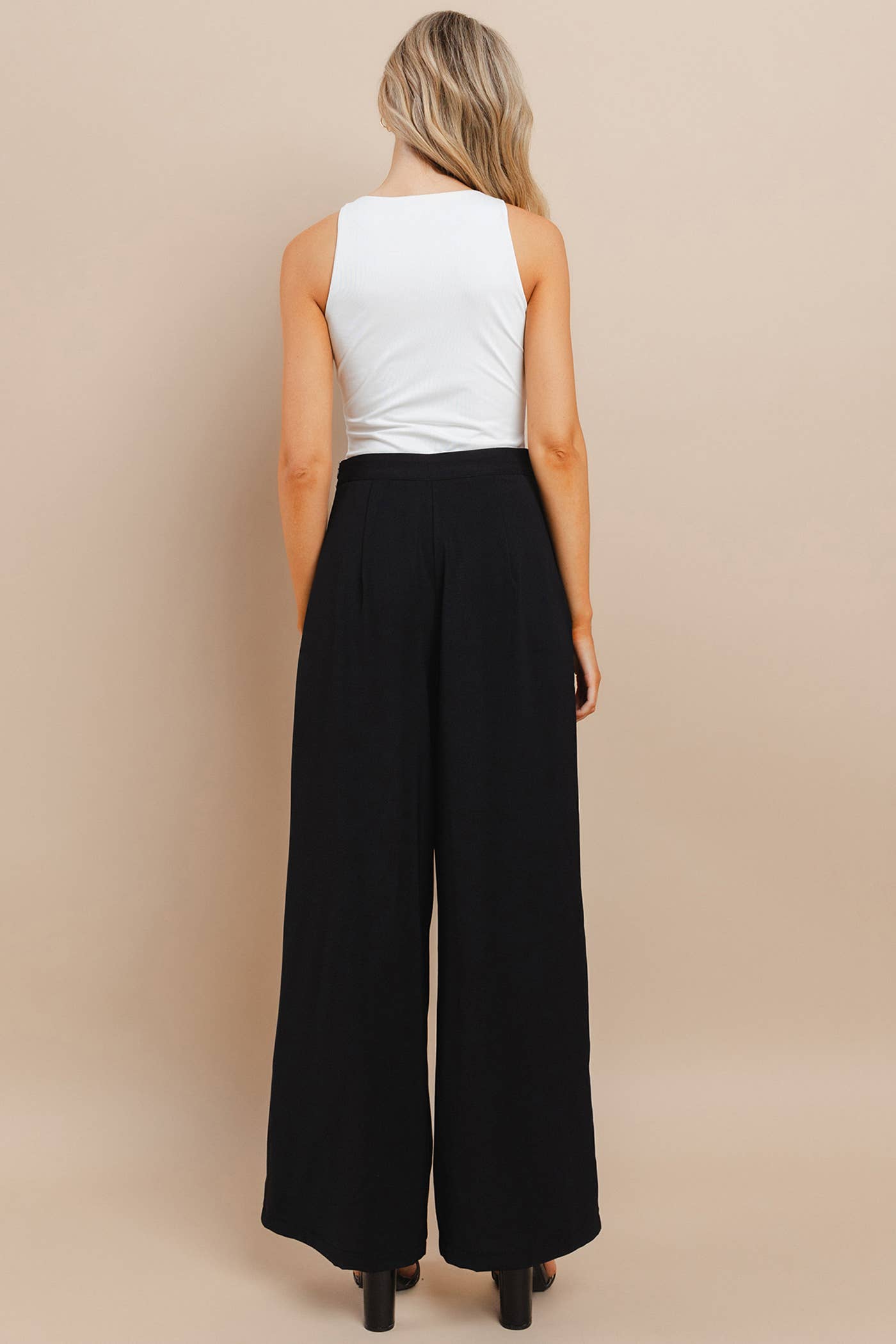 Black Wide Leg Pants - Best & Co. Boutique