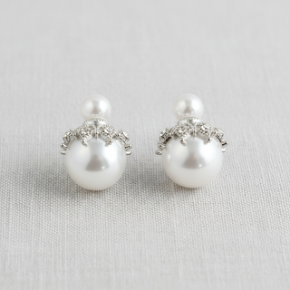 2-in-1 Luxe Pearl Front-Back Earrings