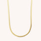Gold Herringbone Necklaces | 3MM