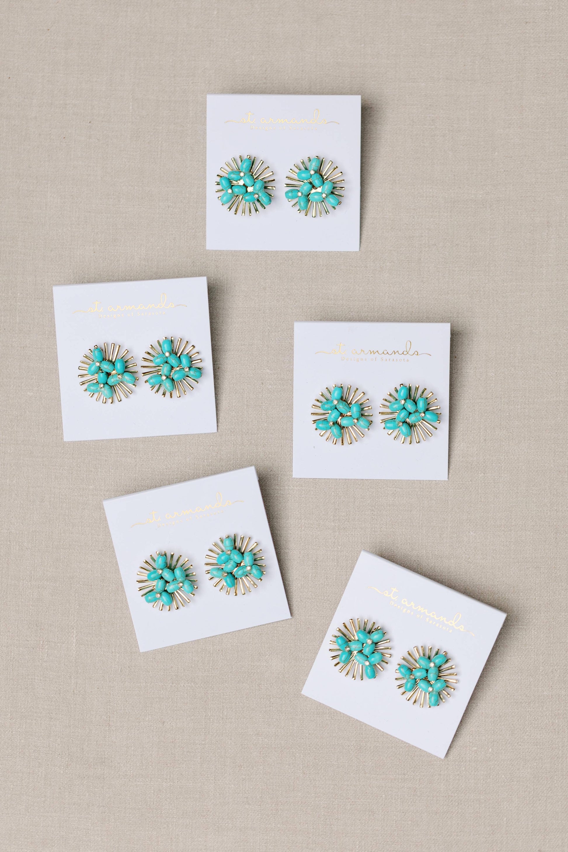 Ines Turquoise Earrings - Best & Co. Boutique