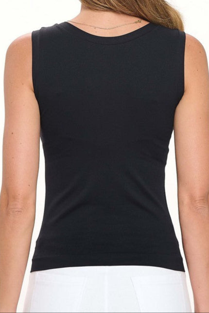 Reversible High-Low Neckline Seamless Tank, YELETE