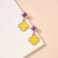 purple and gold game day jewelry