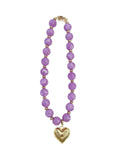 Purple and gold game day jewelry LSU
