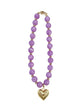 Purple and gold game day jewelry LSU
