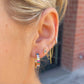 Rainbow Shimmer Hoops Gold